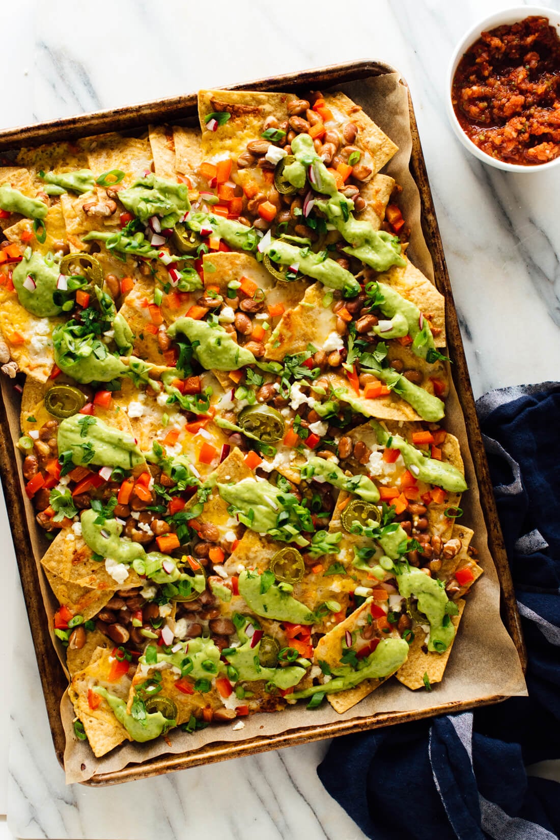 Loaded Vegetarian Nachos